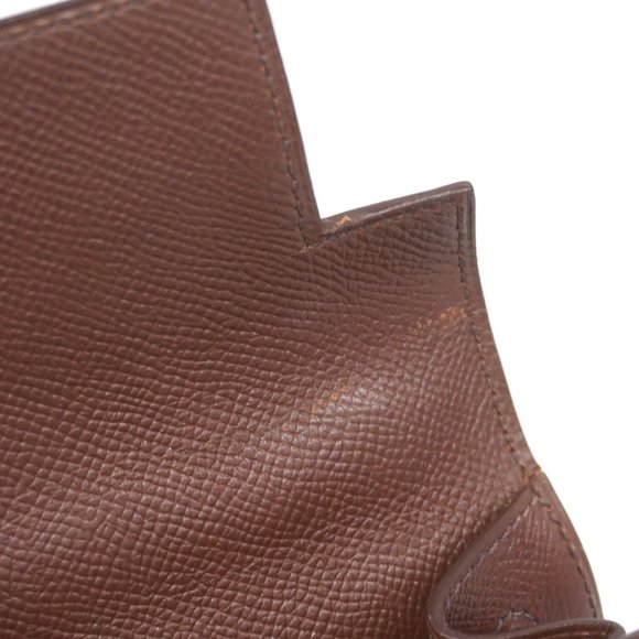 Hermes handbag Kelly 28 Cushvel cacao C stamp ladies - Picture 7 of 16